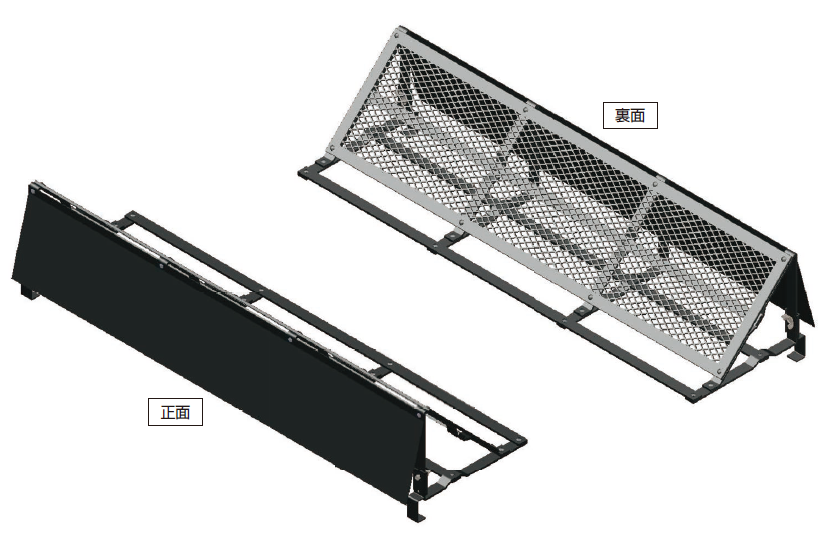 太陽光雪止め落雪防止　屋ネット　H180・H180 W430