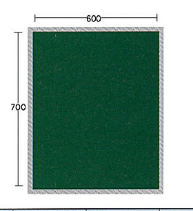 耐水SE工事用黒板TM-5 700×600 タテ